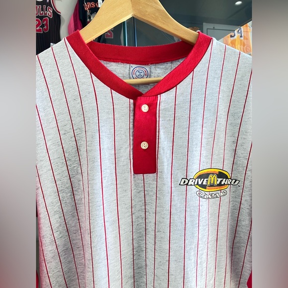 Vintage 90s McDonald’s Crew Racing Elliot Shirt Size Large - Picture 2 of 9
